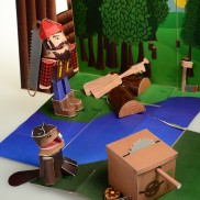 Andy Ducett, paper toy project, class 2, student: , Fall 2012